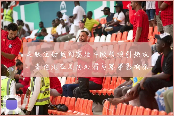 足联注册裁判赛场斗殴视频引热议,哥伦比亚足协处罚与赛事影响深度解析