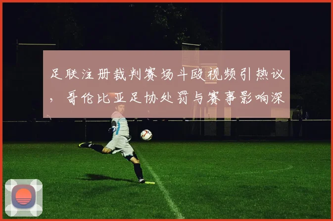 足联注册裁判赛场斗殴视频引热议，哥伦比亚足协处罚与赛事影响深度解析